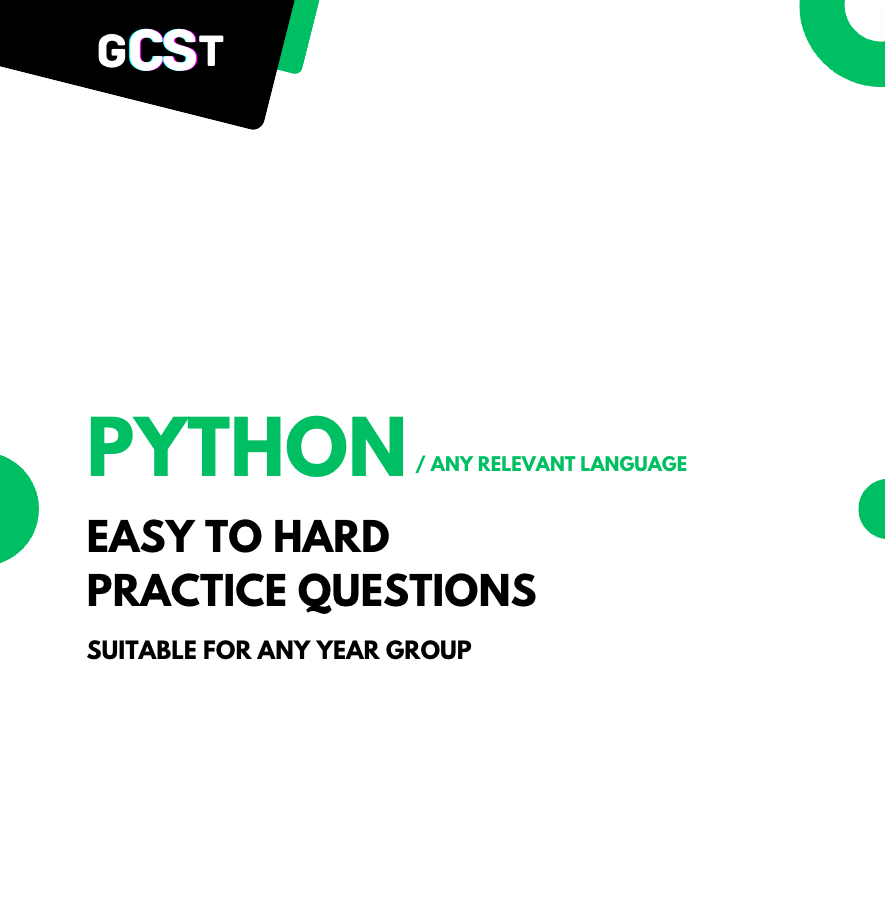 Python Booklet - Questions